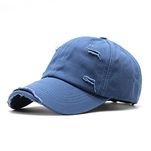 Durio Basecap Damen Baseball Cap Herren Kappe Vintage Unisex Freizeit Baumwolle Sonnenschutz Verstellbar Waschbar Outdoor Erwachsenen Navy von Durio