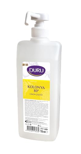 Duru Einfache Anwendung für professionelle Barbiere und Köln-Enthusiasten, Spray mit einfacher Pumpe, Zitrone, 750 ml (1 Stück) von Duru