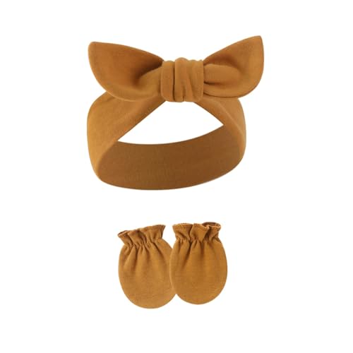 Baby-Haar-Zubehör-Set, atmungsaktiv, mit Fäustlingen, kratzfest, für den täglichen Gebrauch von Säuglingen und Kindern Baby-Haar-Zubehör-Set, atmungsaktiv, mit Fäustlingen, kratzfest, für den täglichen Gebrauch von Säuglingen und Kindern von Duyeuau