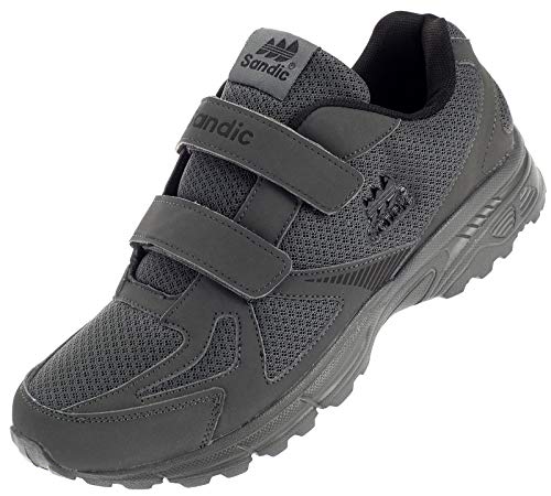 Dvina Herren Sportschuhe Sneaker Gr.41-46 Turnschuhe Laufschuhe Freizeitschuhe SD2214 3. Dk.Grau-Schwarz 41 von Dvina