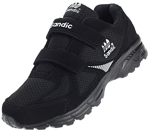 Dvina Herren Sportschuhe Sneaker Gr.41-46 Turnschuhe Laufschuhe Freizeitschuhe SD2214-5-black-grey- 42 von Dvina