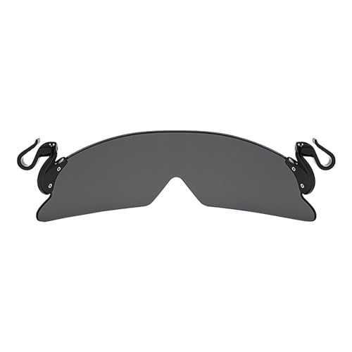 Dyeulget Sport-Sonnenbrillen, Lauf-Sonnenbrillen, Clip-on polarisierte Sonnenbrille, Polarisierte Sport-Sonnenbrille für Herren und Damen, Hut, aufsteckbare Angel-Sonnenbrille zum Angeln, Radfahren von Dyeulget