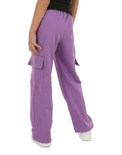 Dykmod Mädchen Hose Weites Bein Jogginghose Cargohose hk424 158 Lila von Dykmod