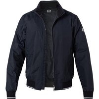 EA7 Herren Blouson blau Mikrofaser unifarben von EA7