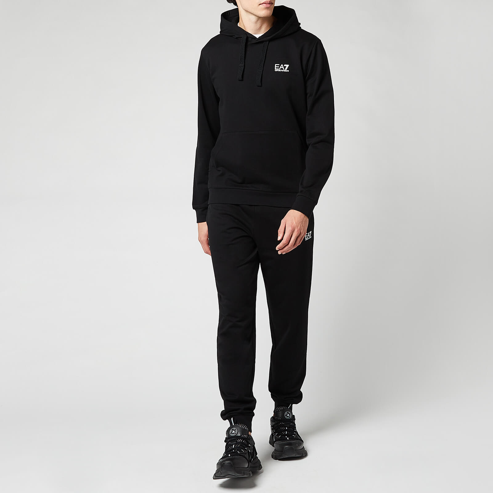 EA7 Men's Identity Hoodie - Black - XL von EA7