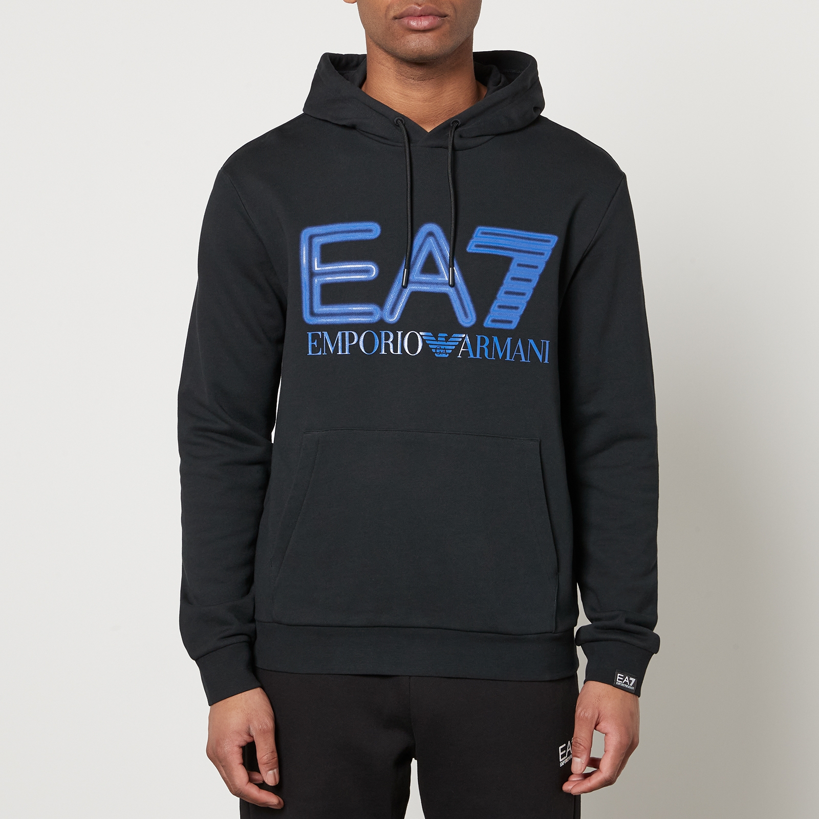 EA7 Oversized Logo Cotton Hoodie - L von EA7