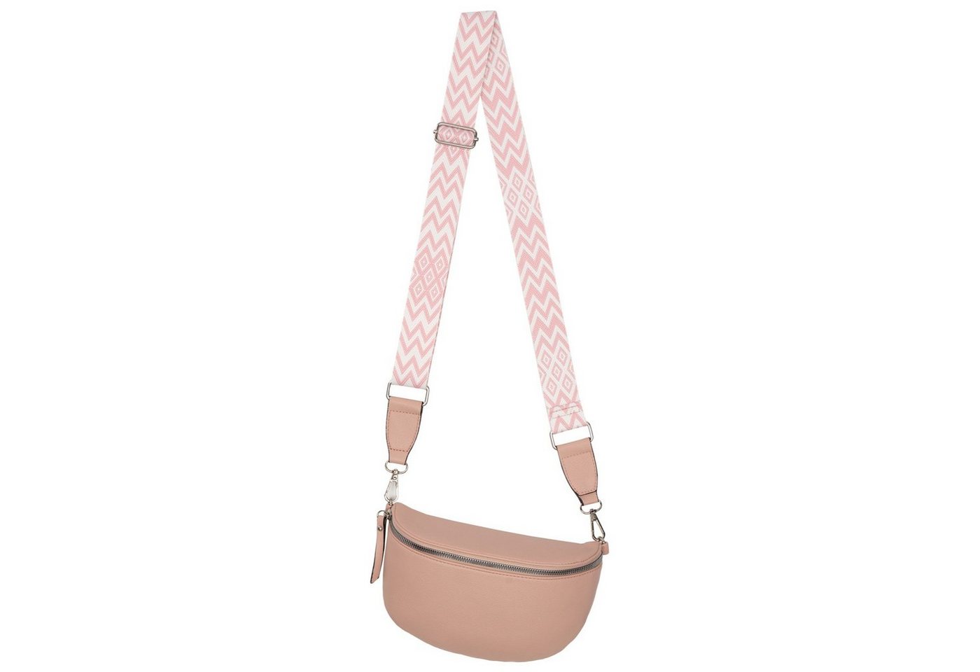 EAAKIE Gürteltasche Bauchtasche Umhängetasche Crossbody-Bag Hüfttasche Kunstleder Italy-De, als Schultertasche, CrossOver, Umhängetasche tragbar von EAAKIE