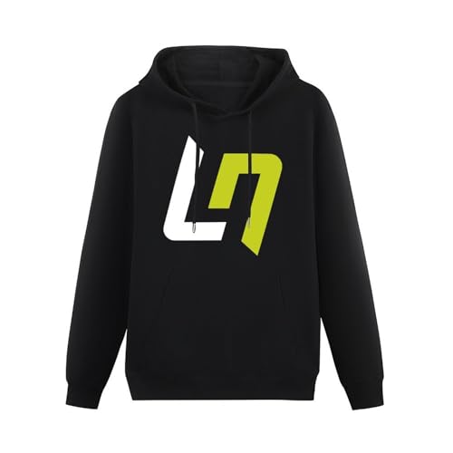 Lando Norris Helmet Men Cartoon Hoodie Unisex Sweatshirt Casual Pullover Hooded Black L von EAtsia