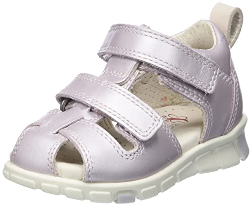 ECCO Baby-Mädchen Mini Stride Fisher Sandal, Violet Ice METALLIC, 22 EU von ECCO