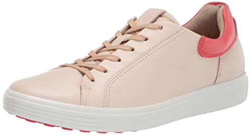 ECCO Damen Soft 7 Street Sneaker, Pink (Vanille/Koralle Blush), 40/41 EU von ECCO