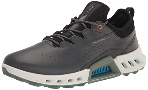 ECCO Biom C4 Gore-tex Wasserdichter Golfschuh für Herren, Magnet, 12-12.5 von ECCO