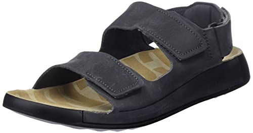 Ecco Herren 2ND Cozmo M Flat Sandal, Titanium, 43 EU von ECCO