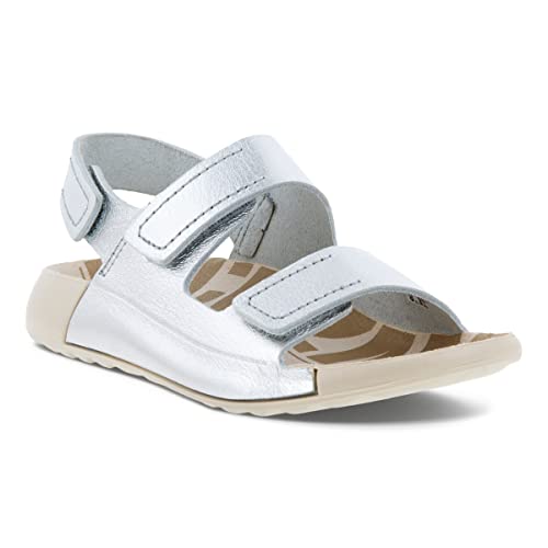 ECCO Mädchen 2nd Cozmo K Flat Sandal, Pure Silver, 29 EU von ECCO