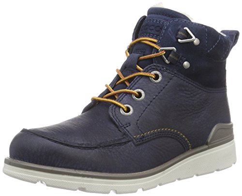 Ecco Jungen Jayden Combat Boots, Blau (Navy/Marine 59353) von ECCO