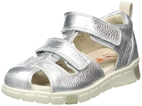 Ecco Mini Stride Fisher Sandal, Pure Silver, 27 EU von ECCO