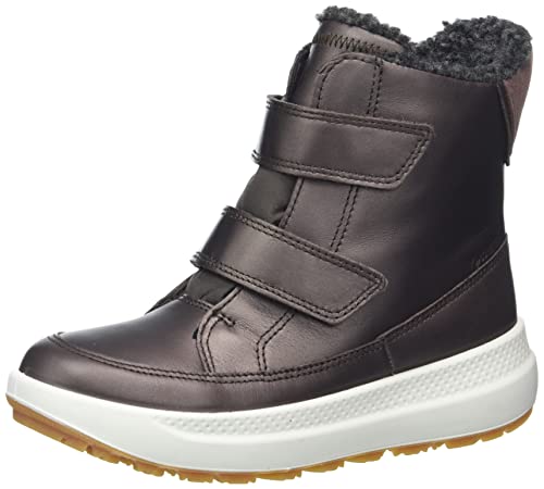 Ecco SOLICE Mid-Cut Boot, Shale METALLIC/Dusty Purple, 30 EU von ECCO