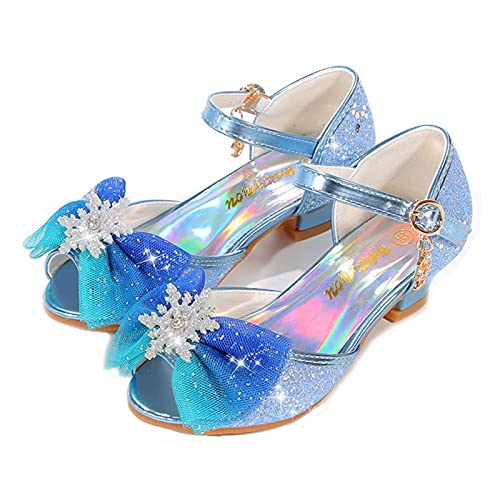 Mädchen Tanzschuhe Glitzer Shinning Abendschuhe Bowknot Low Heels Kleine Mädchen Mary Jane Schuhe Dress Up Prinzessin Schuhe Geburtstag Hochzeit von EDOSIR