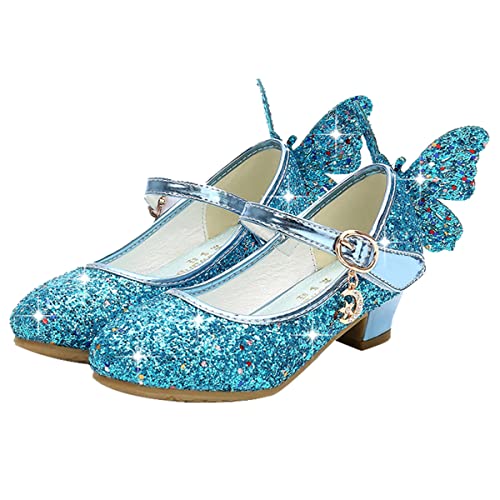 Mädchen Tanzschuhe Glitzer Shinning Abendschuhe Bowknot Low Heels Kleine Mädchen Mary Jane Schuhe Dress Up Prinzessin Schuhe Geburtstag Hochzeit von EDOSIR