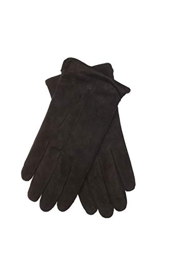 EEM Herren Lederhandschuhe, weiches Wildleder, Fleecefutter, Thinsulate Thermofutter, schwarz XXL von EEM Fashion