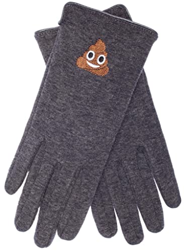 EEM Kinder Strick Handschuhe HAUFEN mit Touchscreen-Funktion und Emoji Stickerei, stretch; anthrazit, L EEM Kinder Strick Handschuhe HAUFEN mit Touchscreen-Funktion und Emoji Stickerei, stretch; anthrazit, L von EEM Fashion