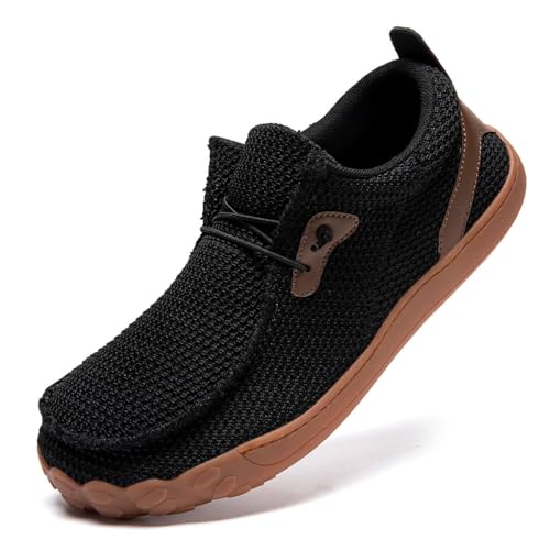 EGMPDA Herren Schuhe Traillaufschuhe Trekking Sneaker Wanderhalbschuhe Bequeme Laufschuhe Turnschuhe Sportschuhe Walkingschuhe Fitnessschuhe Braun EU 44 von EGMPDA