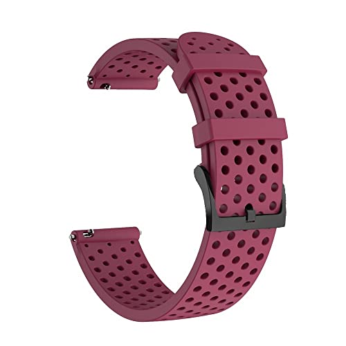 EGSDSE 20 mm Smartwatch-Armband für Garmin Venu SQ Vivoactive 3 Vivomove HR, weiches Silikonband, Forerunner 245M 158 55 Uhrenarmband, For Vivomove HR, Achat von EGSDSE