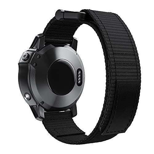 EGSDSE QuickFit Smartwatch-Armband für Garmin Epix Fenix 7 7X Solar 6 6X Pro 5X 5 Plus/Tactix 7 Pro, Nylon-Zubehörarmband, 26 mm, 22 mm, 22mm Fenix 7-Epix, Achat von EGSDSE