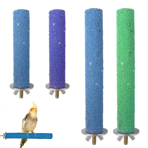 EIHI 4 Stück Sitzstangen Vögel,Sitzstangen für Vögel,Sitzstangen für Vogelkäfige,Vogelsitzstangen Holz für Käfig Vogel Spielzeug für Den Käfig,für Wellensittich,Kanarienvogel,Nymphensittich EIHI 4 Stück Sitzstangen Vögel,Sitzstangen für Vögel,Sitzstangen für Vogelkäfige,Vogelsitzstangen Holz für Käfig Vogel Spielzeug für Den Käfig,für Wellensittich,Kanarienvogel,Nymphensittich von EIHI