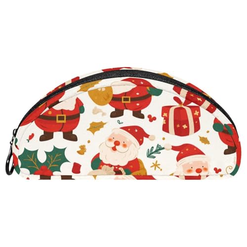 EJFICAHG Federtasche Cute Christmas Santa Claus Muster Stiftebox Schreibwarenetui Stifteetui Reißverschluss Makeup Kosmetiktasche Reiseveranstalter EJFICAHG Federtasche Cute Christmas Santa Claus Muster Stiftebox Schreibwarenetui Stifteetui Reißverschluss Makeup Kosmetiktasche Reiseveranstalter von EJFICAHG
