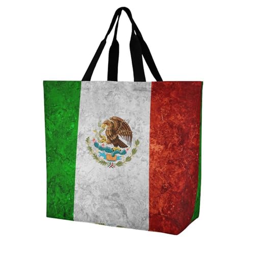 EJFICAHG Handtaschen Für Frauen Flagge Von Mexiko Einkaufstasche Polyester Tote Bag Satchel Bags EJFICAHG Handtaschen Für Frauen Flagge Von Mexiko Einkaufstasche Polyester Tote Bag Satchel Bags von EJFICAHG