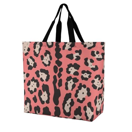 EJFICAHG Handtaschen Für Frauen Leopardenhaut-Muster Einkaufstasche Polyester Tote Bag Satchel Bags EJFICAHG Handtaschen Für Frauen Leopardenhaut-Muster Einkaufstasche Polyester Tote Bag Satchel Bags von EJFICAHG