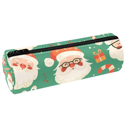 EJFICAHG Stiftetasche Cute Christmas Santa Claus Pattern Federmäppchen Schreibwarenetui Stifteetui Kosmetiktasche Kosmetiktasche Kosmetiktasche EJFICAHG Stiftetasche Cute Christmas Santa Claus Pattern Federmäppchen Schreibwarenetui Stifteetui Kosmetiktasche Kosmetiktasche Kosmetiktasche von EJFICAHG