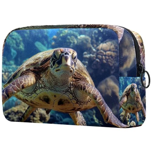 Kosmetiktaschen Für Frauen Meeresschildkröte Schminkkoffer Reisetasche Kosmetiktasche Organizer Kosmetiktaschen Für Frauen Meeresschildkröte Schminkkoffer Reisetasche Kosmetiktasche Organizer von EJFICAHG