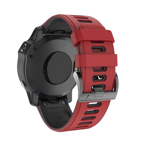 EKSIL 26 mm Schnellverschluss-Armband für Garmin Fenix 6X Pro 3HR 5X 5S 6S Pro/Fenix7 7X 22 mm, Silikonband für Forerunner 935 945 Uhrenarmband, For Forerunner 935 945, Achat von EKSIL