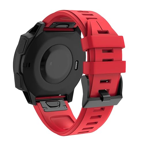 EKSIL 26 mm Schnellverschluss-Armband für Garmin Fenix 6X Pro 3HR 5X 5S 6S Pro/Fenix7 7X 22 mm, Silikonband für Forerunner 935 945 Uhrenarmband, For Forerunner 935 945, Achat von EKSIL