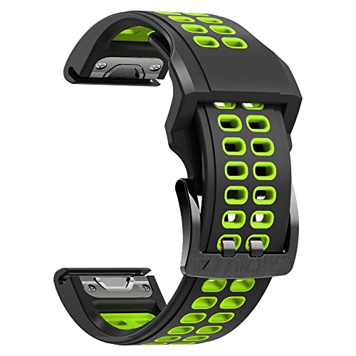 EKSIL Armband für Garmin Fenix 7 7X 6X 6 Pro 5X 5 Plus Epix 3 3HR 935, 26, 22 mm, leicht anzubringen, Schnellverschluss-Armband, 26mm Fenix D2 3HR, Achat von EKSIL