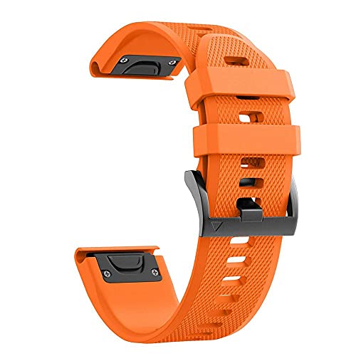 EKSIL Armband für Garmin Fenix 7 7X Smartwatch-Armband aus Silikon für Fenix 6 6X Pro 5X 5 945 Descent MK2 Schnellverschluss-Uhrenarmband, 22mm Fenix 7, Achat von EKSIL