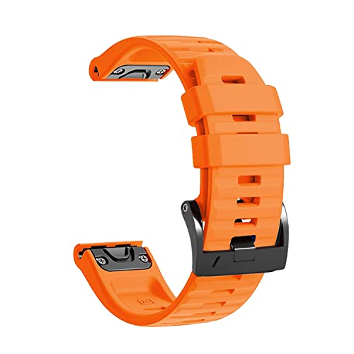 EKSIL Schnellverschluss-Uhrenarmband für Garmin Fenix 7, 7X, 5, 5X, Plus, 6, 6X, Pro, Silikon, Easyfit, Epix/Tactix 7 Pro, 26 mm, 22 mm, 22mm Fenix 5 5Plus, Achat von EKSIL