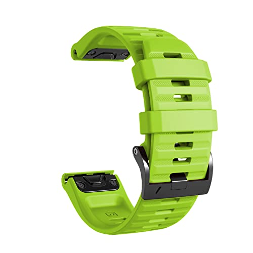 EKSIL Schnellverschluss-Uhrenarmband für Garmin Fenix 7, 7X, 5, 5X, Plus, 6, 6X, Pro, Silikon, Easyfit, Epix/Tactix 7 Pro, 26 mm, 22 mm, 26mm For Fenix 6X 6XPro, Achat von EKSIL