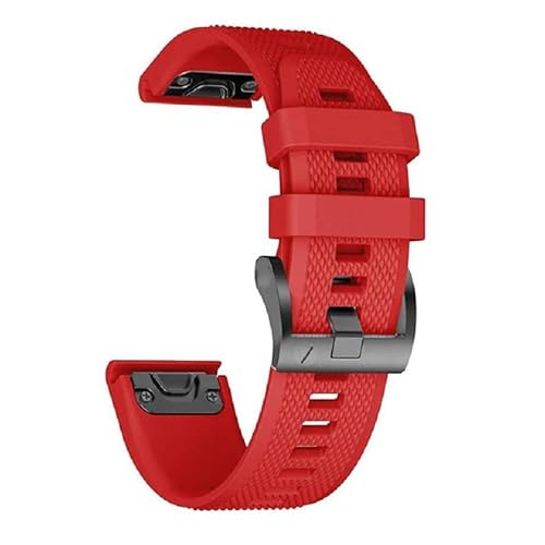 EKSIL Smartwatch-Armband für Garmin Fenix 6x 5x 6 6XPro 5 5Plus 935 945, 26 mm, 22 mm, Silikon, Easyfit-Armband für Fenix 7, 7 x, 26mm For Fenix 6X 6XPro, Achat von EKSIL