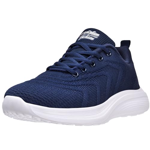 ELAPHURUS Damen Sneaker Atmungsaktiv Hallenturnschuhe Leicht Fitnessschuhe Walking Sportschuhe,Blau,39 EU von ELAPHURUS