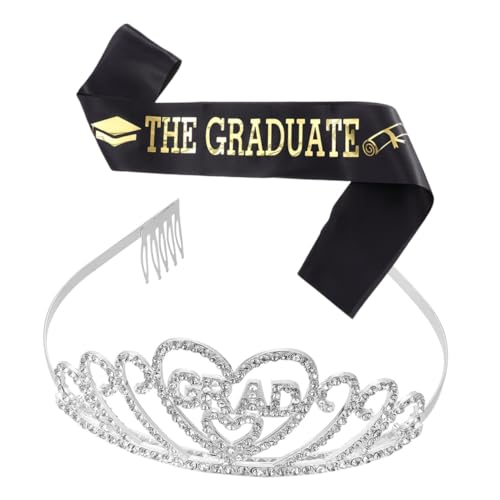 ELAYARD 1satz Graduation Etiquette Belt Und Haarband Set Für Abschluss Abschlussfeier Zubehör Für Mädchen Komfortabel Und Elegant Für Jede Graduation Party Geeignet ELAYARD 1satz Graduation Etiquette Belt Und Haarband Set Für Abschluss Abschlussfeier Zubehör Für Mädchen Komfortabel Und Elegant Für Jede Graduation Party Geeignet von ELAYARD