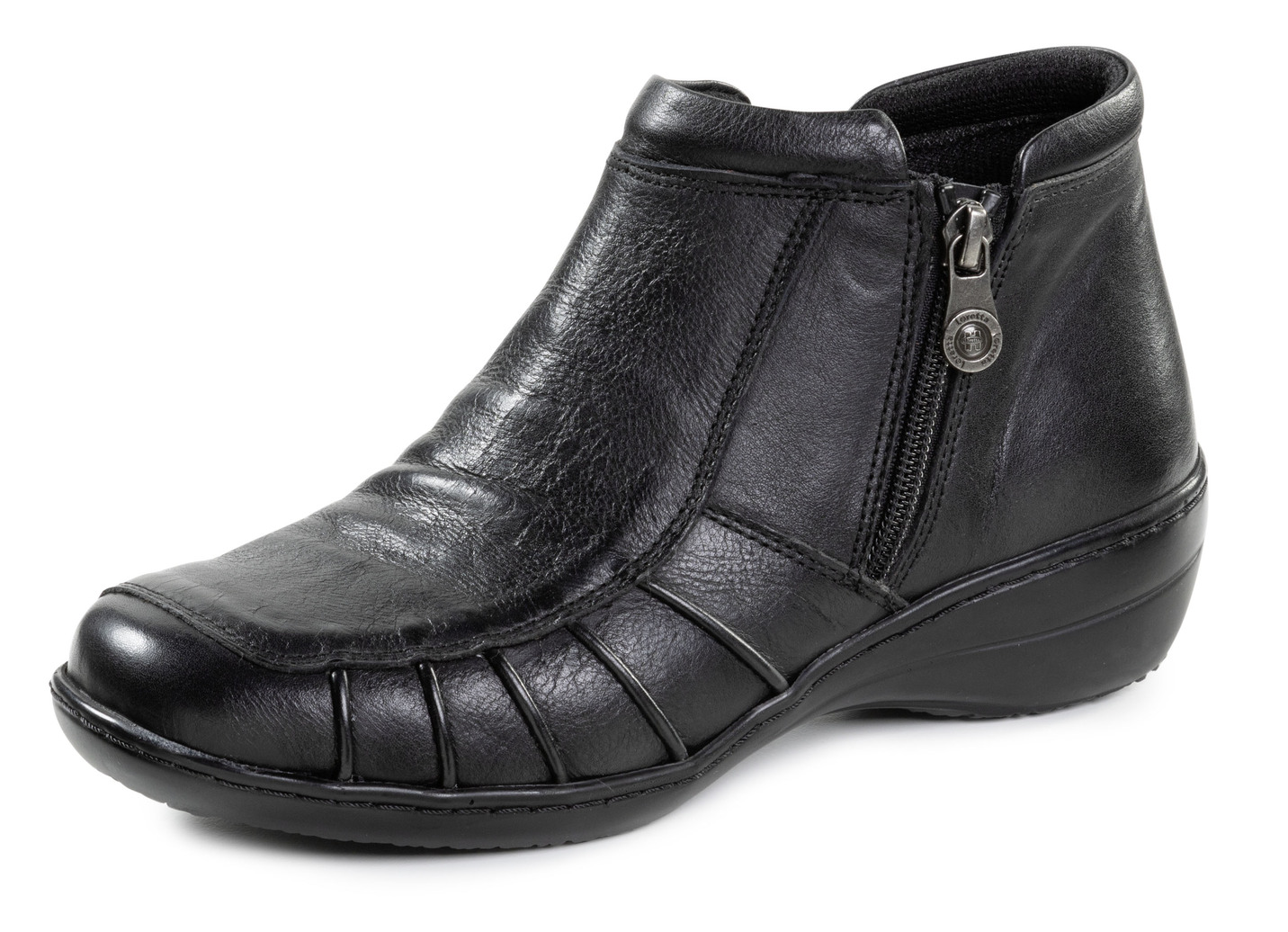 ELENA EDEN, bequeme Damen-Boots, Weite H, mit herausnehmbarem Fußbett, Schwarz, Größe 38 ELENA EDEN, bequeme Damen-Boots, Weite H, mit herausnehmbarem Fußbett, Schwarz, Größe 38 von ELENA EDEN
