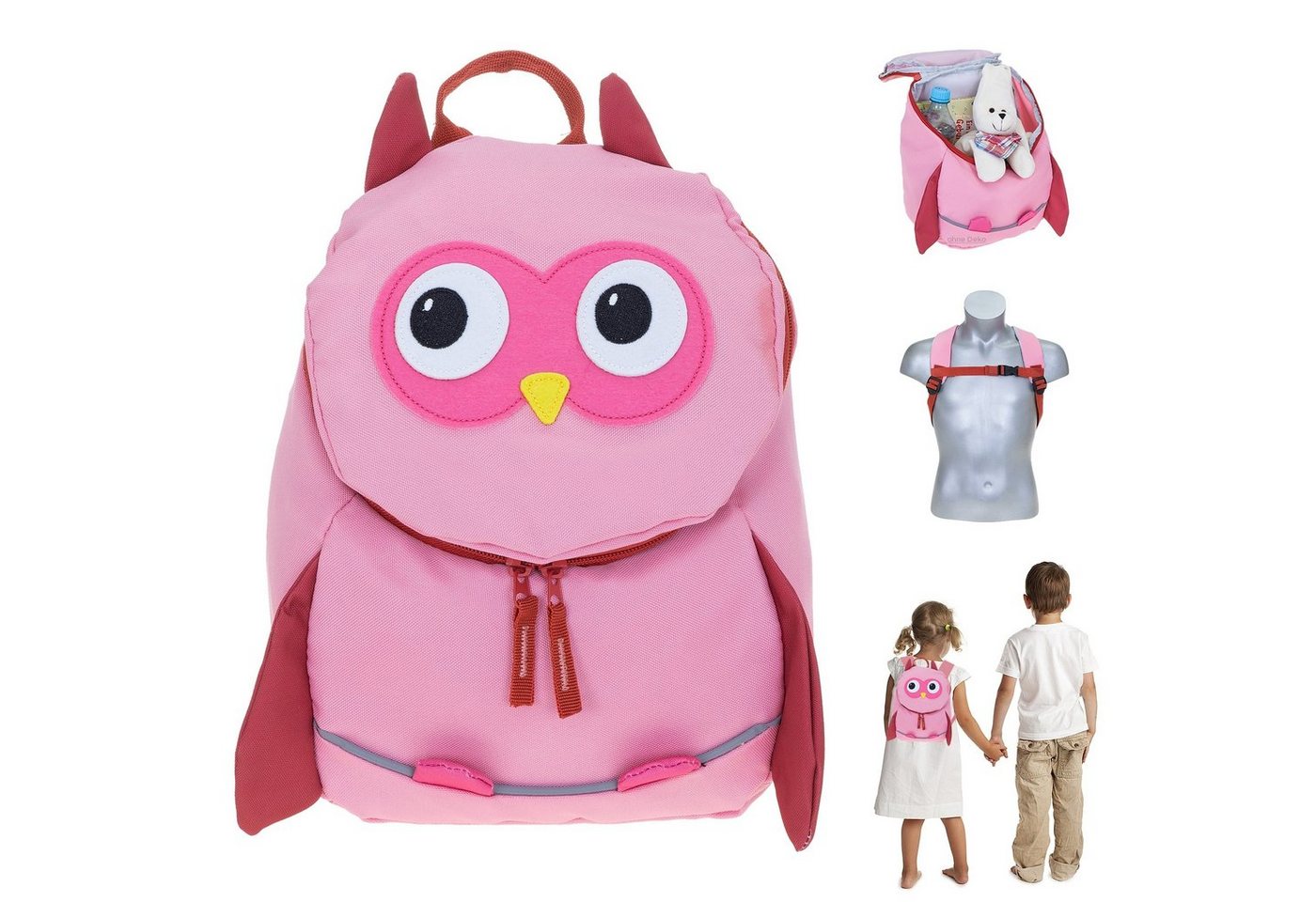 ELEPHANT Kinderrucksack Kids Rucksack Classic Kinder Waldtiere, Kindergepäck Kindergartenrucksack Kindertasche von ELEPHANT