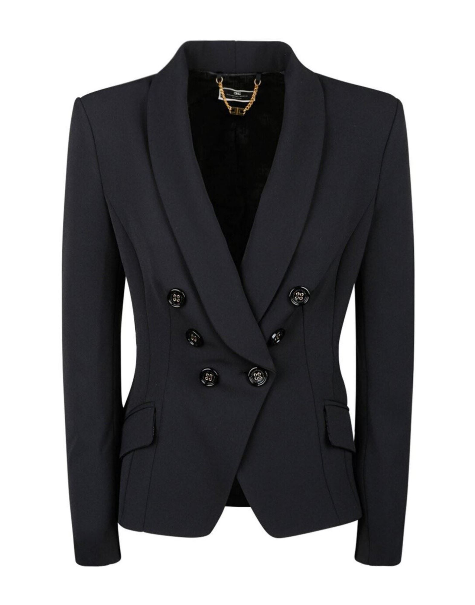 ELISABETTA FRANCHI Blazer Damen Schwarz von ELISABETTA FRANCHI