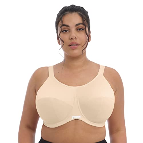 ELOMI Damen Energise Sports Bra: High Impact Support. Non-Compression Design, Racerback Option. Uk k, Us Sizes D-o BH, Hautfarben, 85G ELOMI Damen Energise Sports Bra: High Impact Support. Non-Compression Design, Racerback Option. Uk k, Us Sizes D-o BH, Hautfarben, 85G von ELOMI