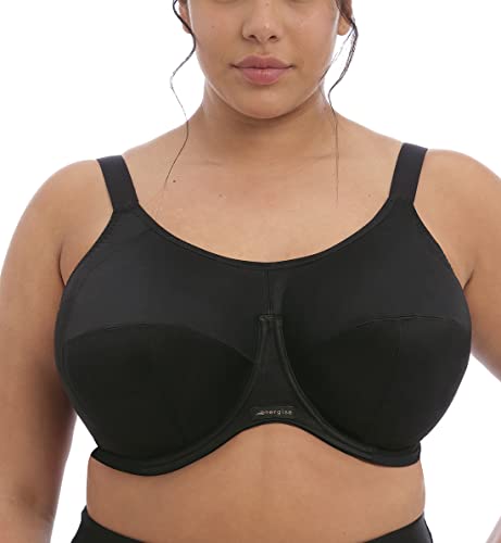 ELOMI Damen Energise Sports Bra: High Impact Support. Non-Compression Design, Racerback Option. Uk k, Us Sizes D-o BH, Schwarz, 44GG ELOMI Damen Energise Sports Bra: High Impact Support. Non-Compression Design, Racerback Option. Uk k, Us Sizes D-o BH, Schwarz, 44GG von ELOMI