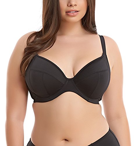 Elomi Essentials ES7504 Schwimm-BH mit Bügel, Schwarz, 90 G von ELOMI