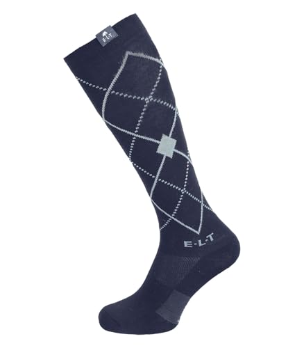 ELT Reitsocken Argyle, tiefblau/stone blue, S ELT Reitsocken Argyle, tiefblau/stone blue, S von ELT