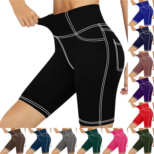 EMATOP Damen Sport Shorts High Waist Leggings Leicht Bequem Kurze Hose Sommer Baumwolle Radlerhose Einfarbig Mode Laufhosen Slim Fit Jogginghose Elegant Freizeit Sommershorts Outdoor Strandshort EMATOP Damen Sport Shorts High Waist Leggings Leicht Bequem Kurze Hose Sommer Baumwolle Radlerhose Einfarbig Mode Laufhosen Slim Fit Jogginghose Elegant Freizeit Sommershorts Outdoor Strandshort von EMATOP